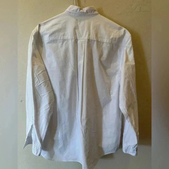 Cambridge men’s White Classics by Mervyns button-down shirt large %100 cotton - Picture 4 of 9